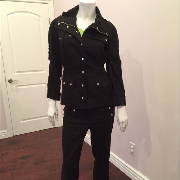 Cache Linen fabric jacket & pant. - Picture 1 of 8